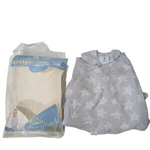 Halo sleep sack swaddle size Small 3 6 month baby micro fleece tog 3.0 blanket